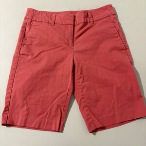 Ann Taylor Factory Coral Pink Bermuda Shorts